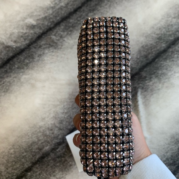 { Alexander Wang } Wangloc Crystal Mini Pouch Bag - Picture 7 of 12